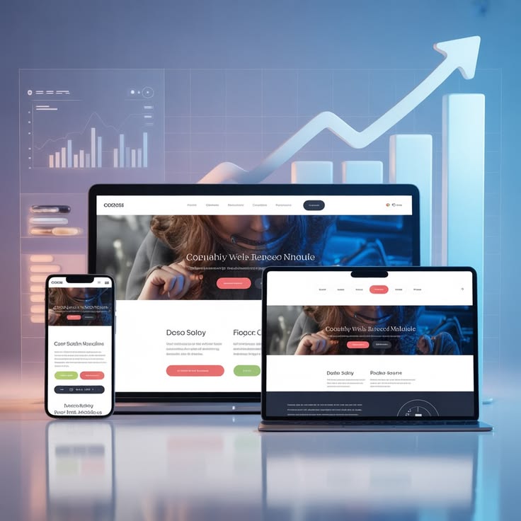 Modern website design and responsive web development
